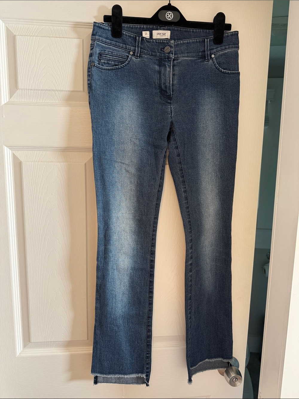 Per Se Women’s Medium Blue Flare Jeans